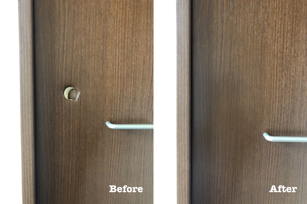 クローゼット陥没穴補修 / 埼玉県さいたま市西区