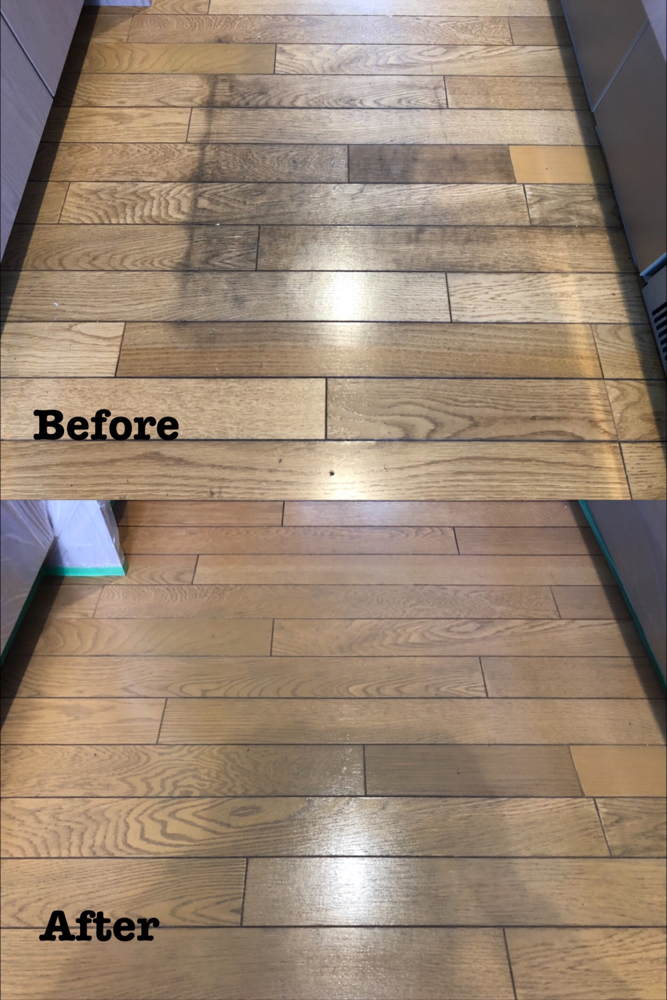 フローリングのシミ補修 / 埼玉県北本市