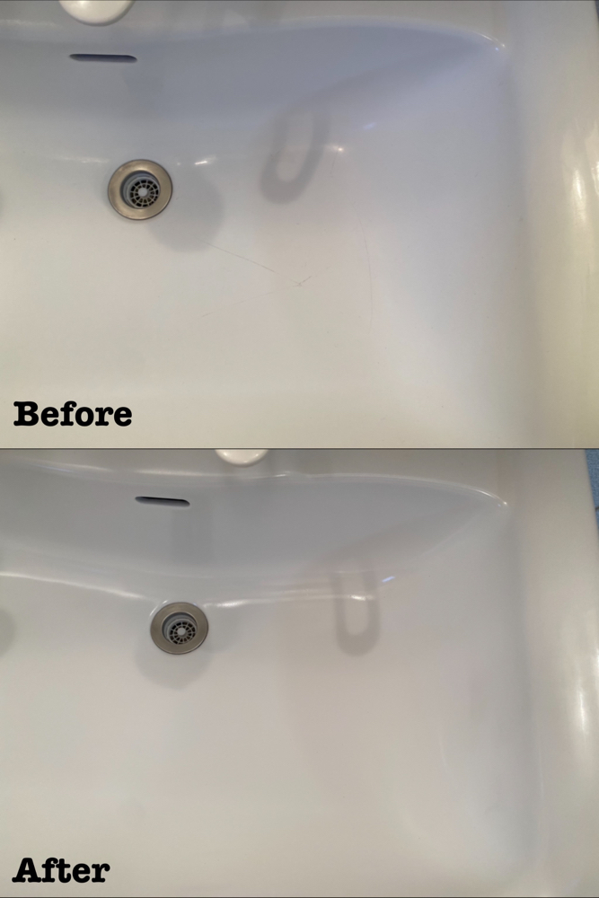 洗面台ひび割れ補修 / 埼玉県加須市