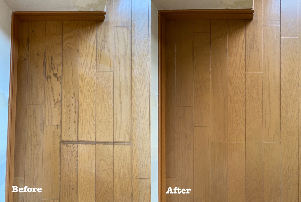 フローリングのシミ補修 / 埼玉県吉川市