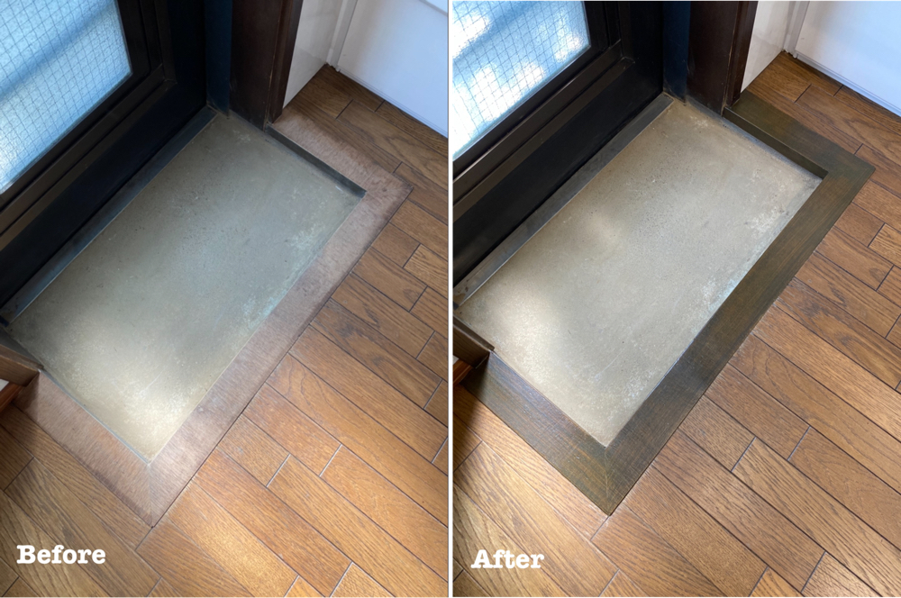 勝手口上がり框補修 / 埼玉県北葛飾郡杉戸町