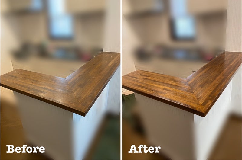 キッチンカウンター再生塗装 / 埼玉県八潮市