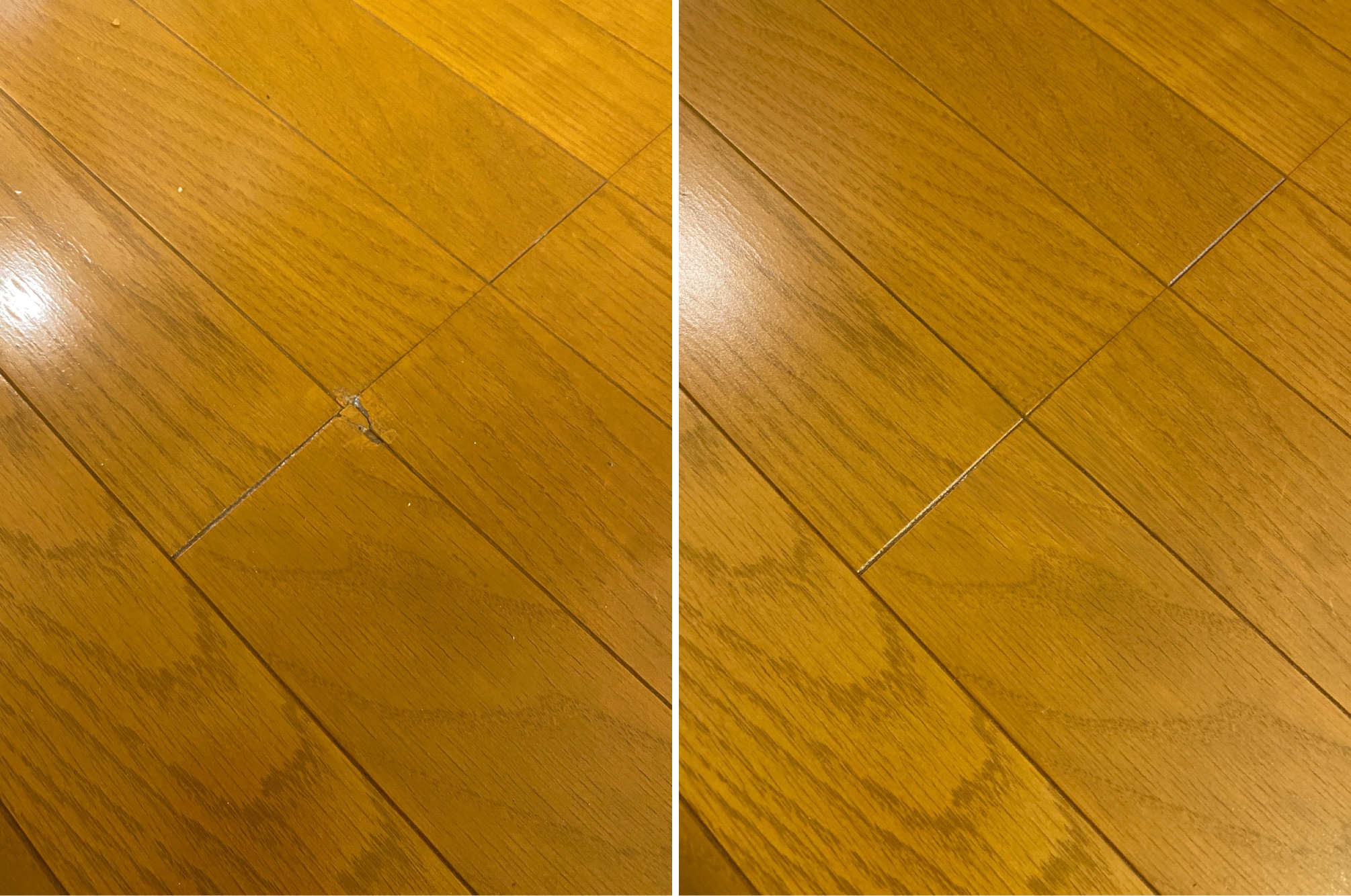 賃貸物件退去後のフローリングの傷補修 / 埼玉県東松山市