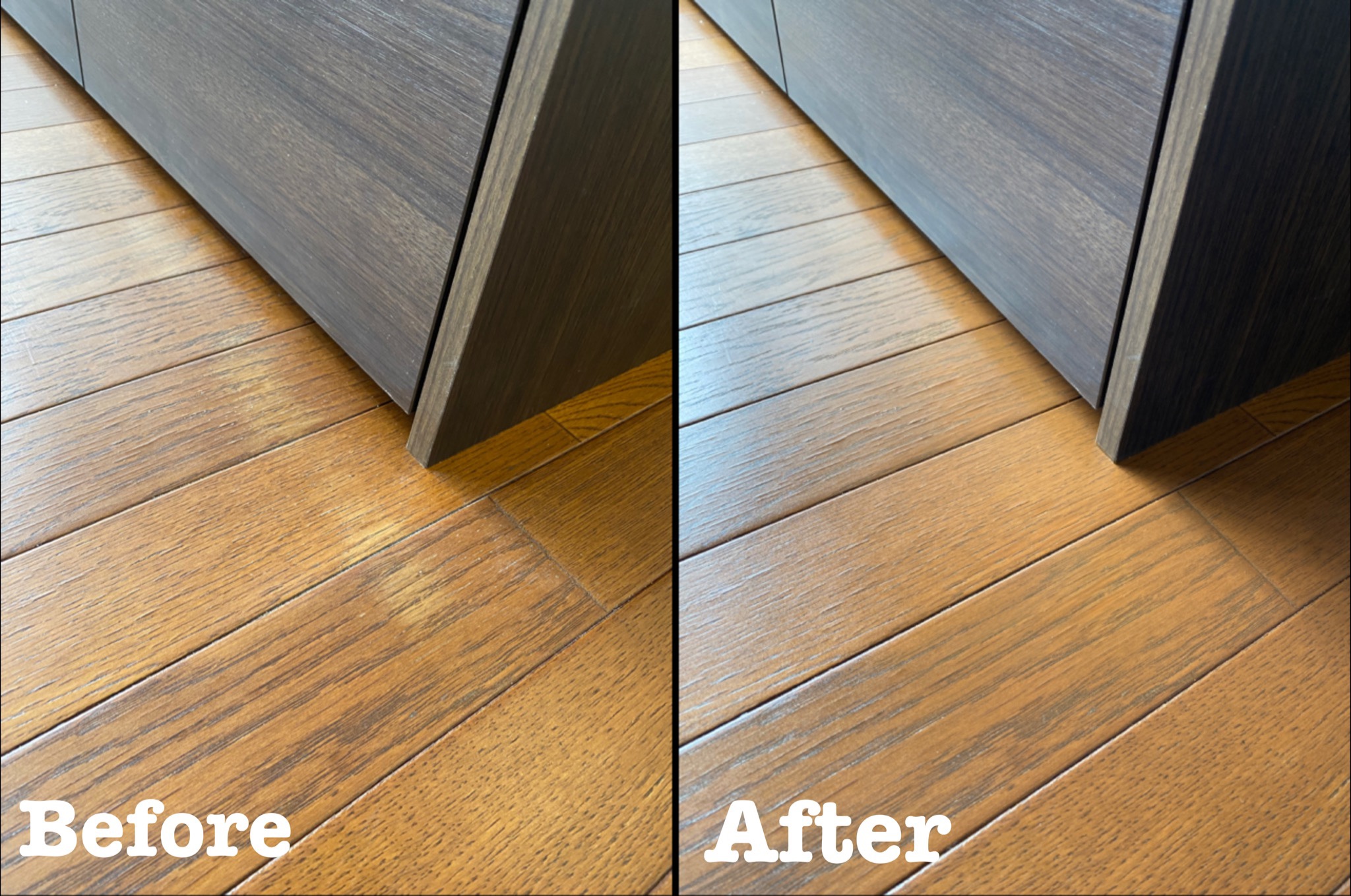 フローリングの色抜け補修 / 埼玉県北本市