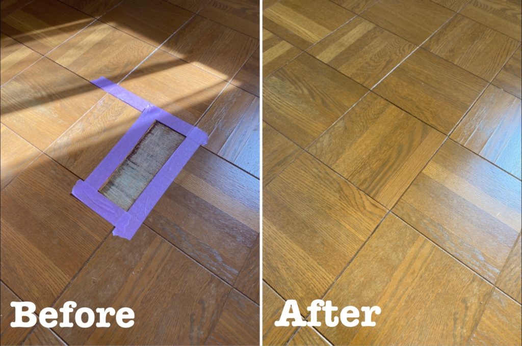 フローリング剥がれ補修ビフォーアフター