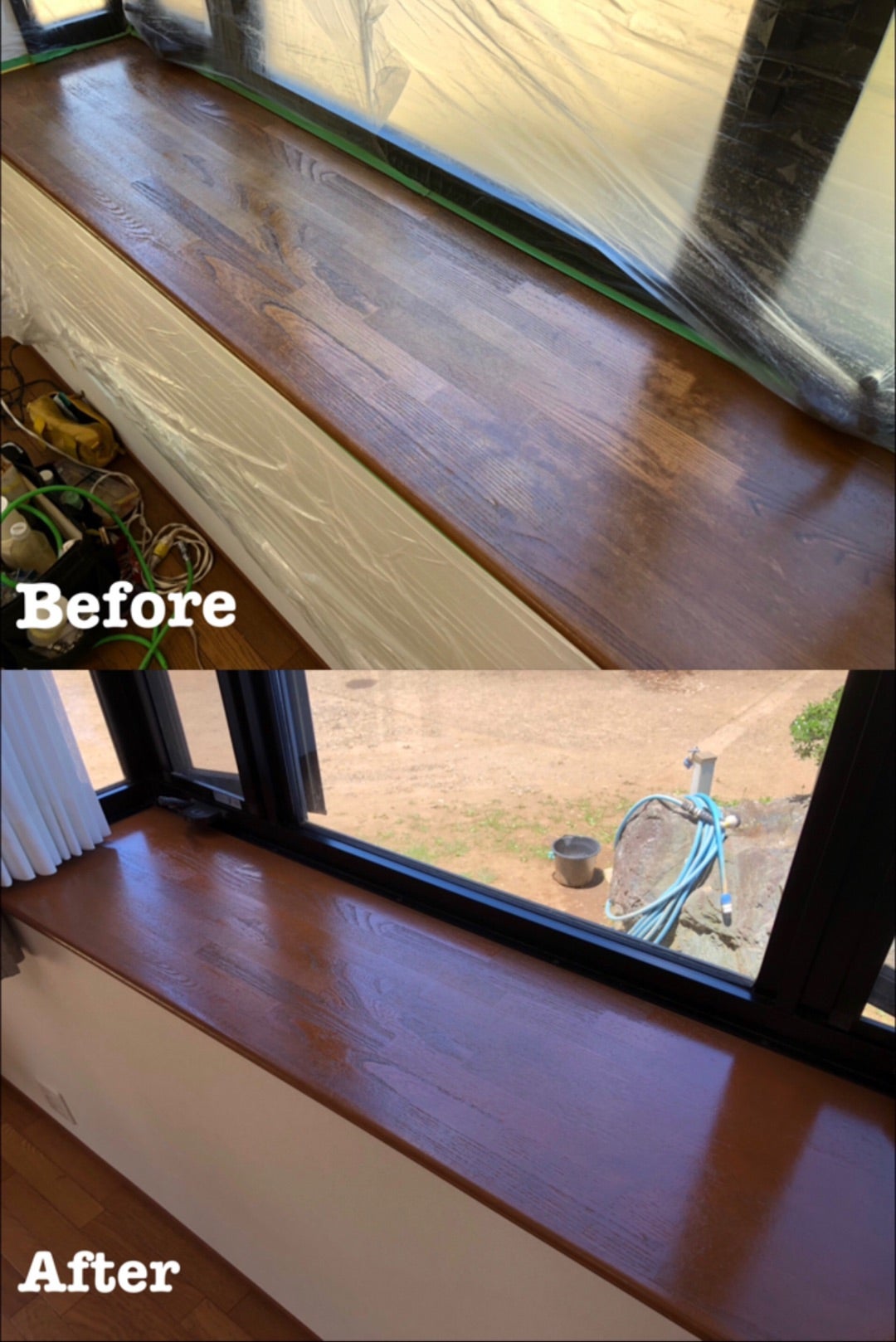 リビングカウンター再生塗装 / 埼玉県羽生市