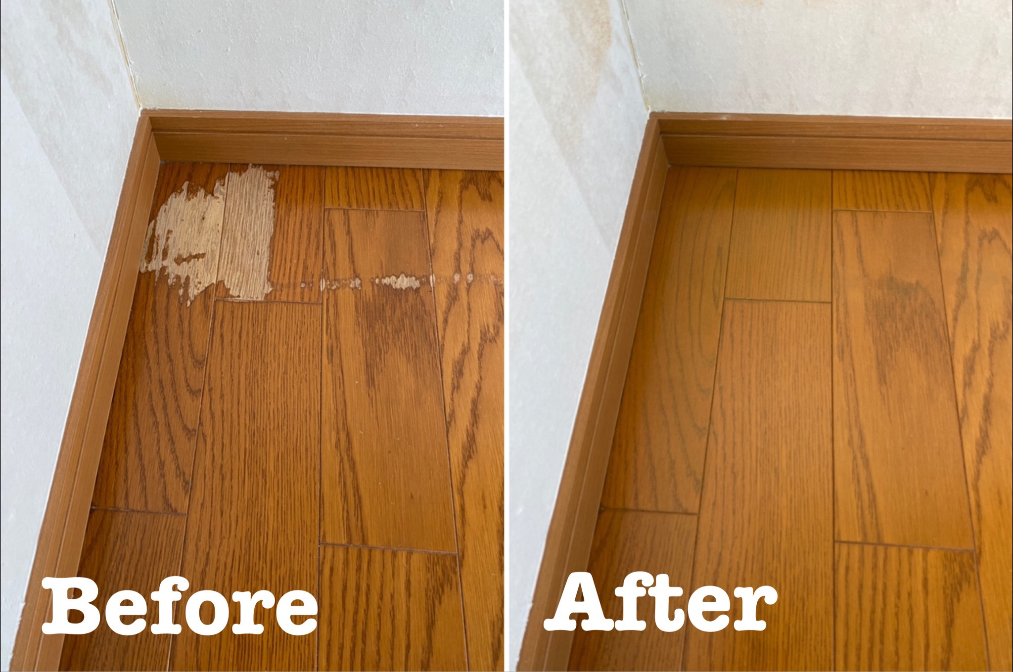 フローリングの削れ補修 / 埼玉県さいたま市西区