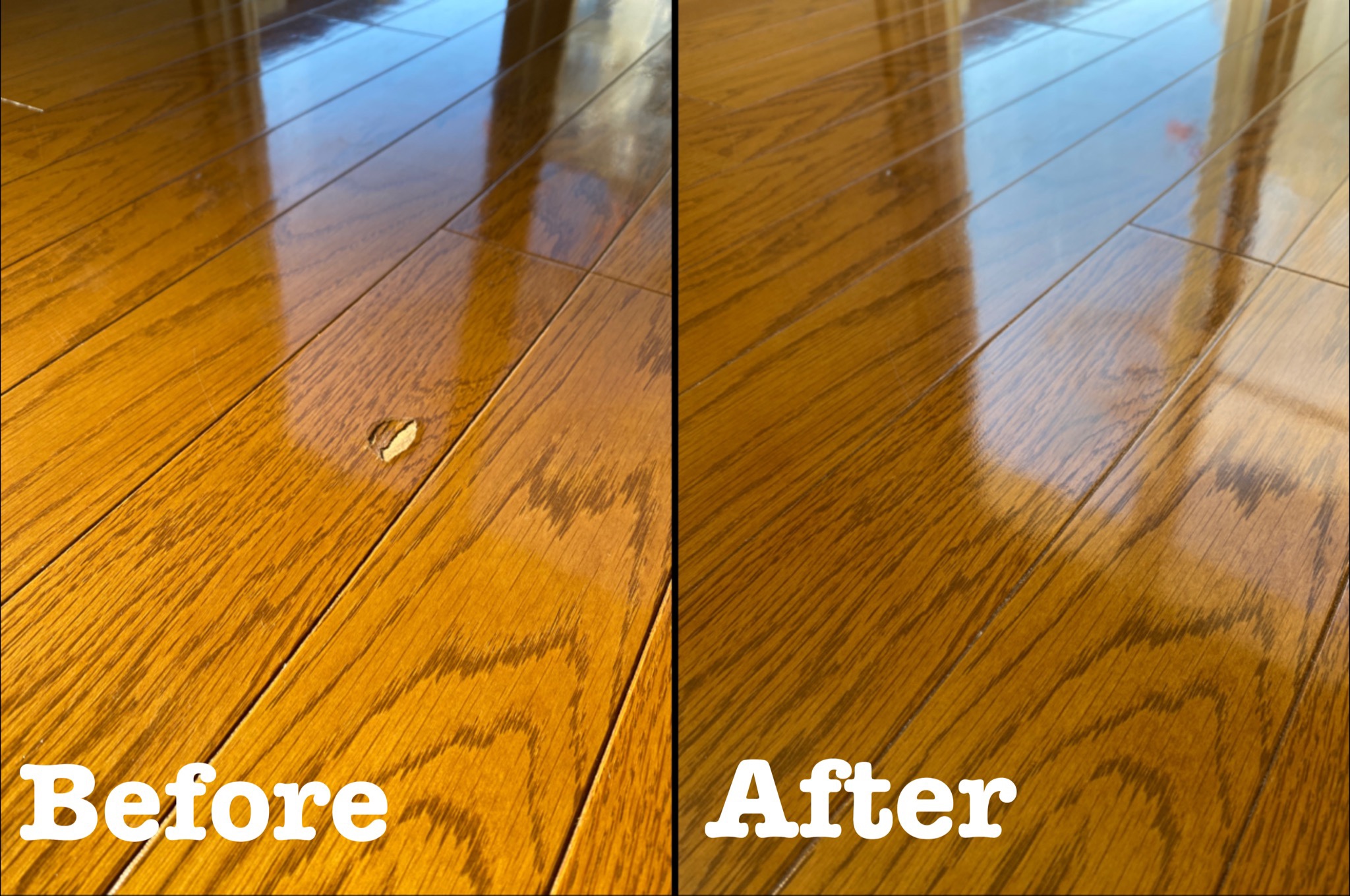 フローリングの打痕補修 / 埼玉県加須市