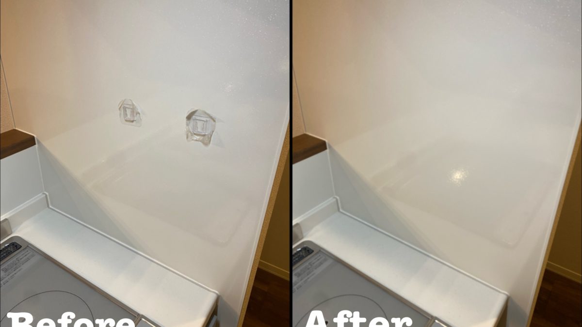 原状回復工事 キッチンパネル補修 / 埼玉県さいたま市見沼区