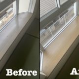 原状回復工事 出窓の天板割れ補修 / 埼玉県さいたま市桜区