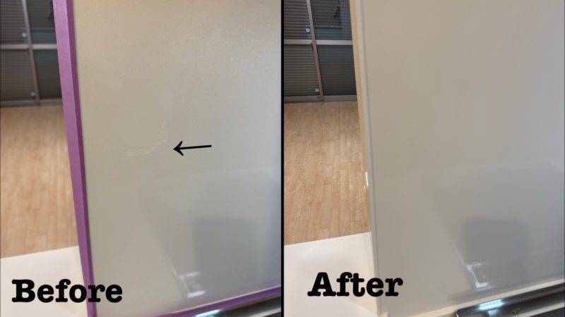 原状回復工事 キッチンパネル表面剥がれ補修 / 埼玉県さいたま市南区