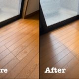 リフォーム 掃き出しフローリング日焼け補修 / 埼玉県越谷市