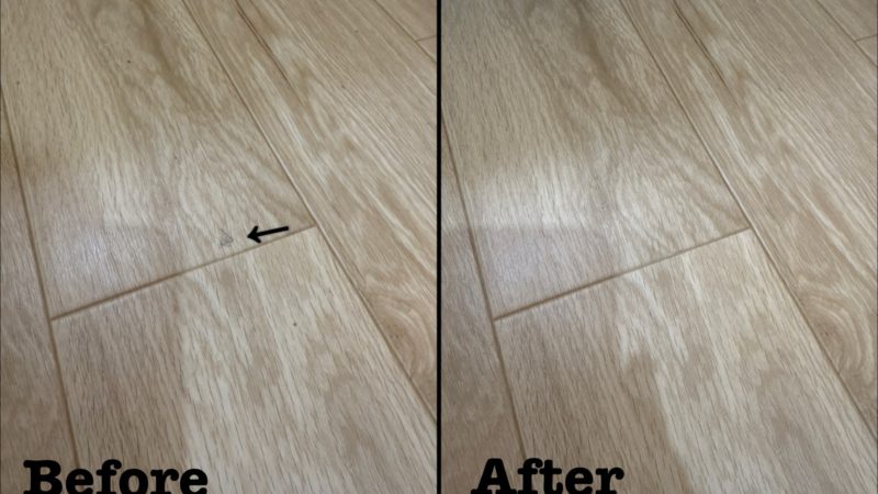 原状回復工事 フローリング小傷補修 / 埼玉県さいたま市桜区