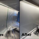 原状回復工事 キッチンパネル表面剥がれ補修 / 埼玉県三郷市