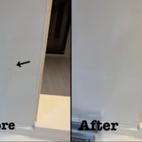 原状回復工事 キッチンパネル表面剥がれ補修 / 埼玉県越谷市